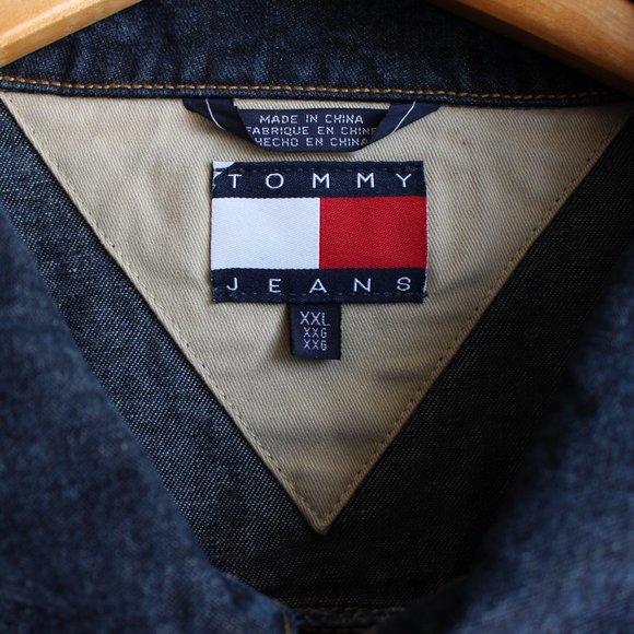 Vintage Dark Blue Tommy Jeans Denim Jacket - Picture 8 of 8